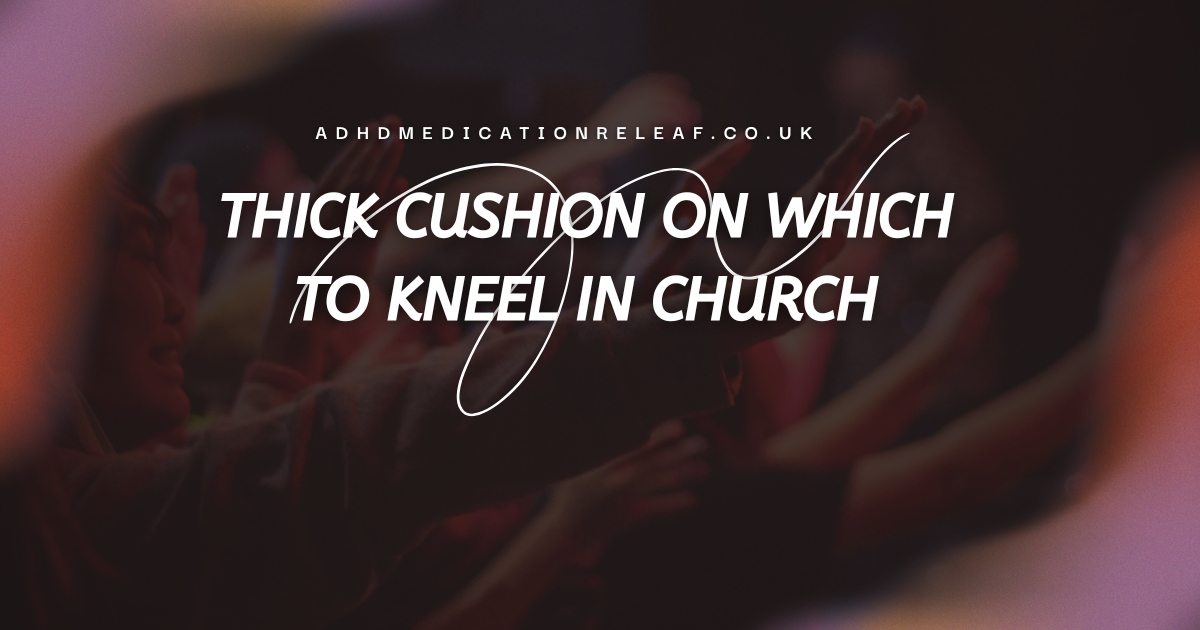 Thick Cushion On Which To Kneel In Church